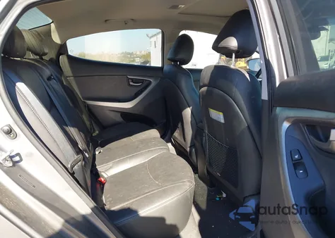 2013 Hyundai Elantra Limited z USA, uszkodzony, nr VIN 5NPDH4AE7DH216531